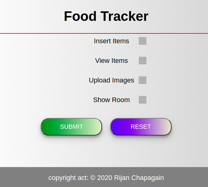 food tracker